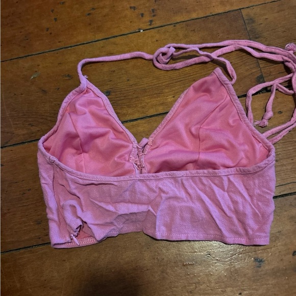 La Hearts Pink Crop Top - Picture 3 of 5